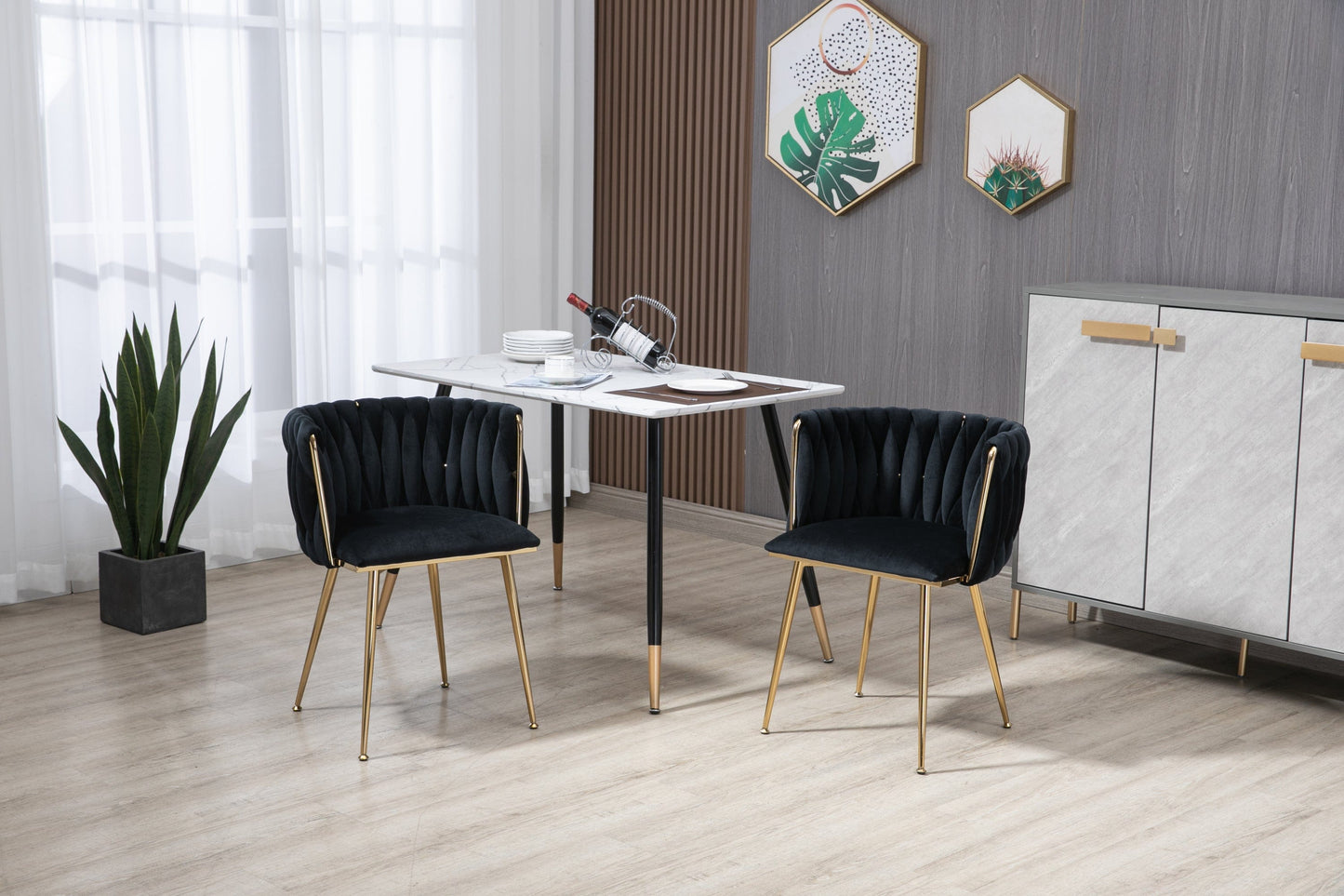1st Choice Furniture Direct 1st Choice COOLMORE Leisure Dining Chairs Accent Chair  - Set of 2