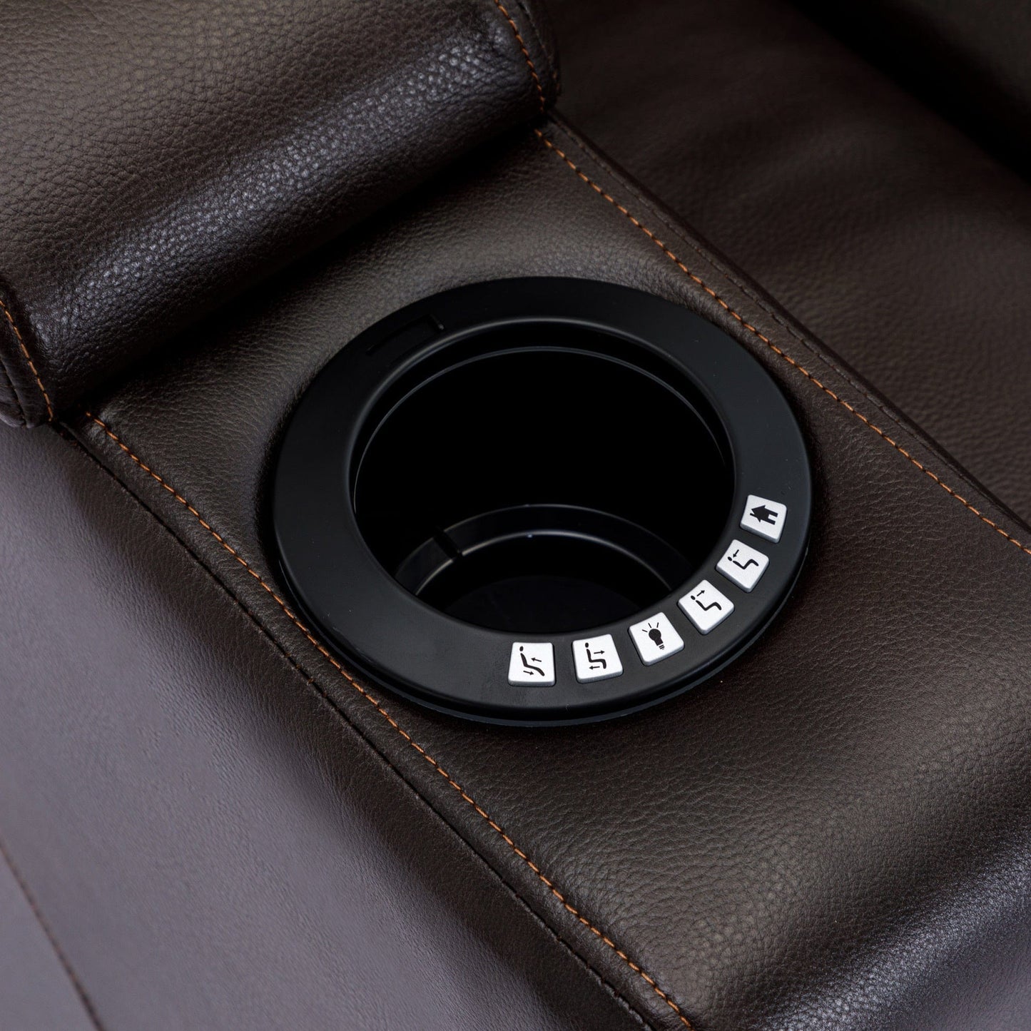 1st Choice Furniture Direct Power Motion Recliner 1st Choice Modern Power Motion Adjustable Recliner in Brown Finish