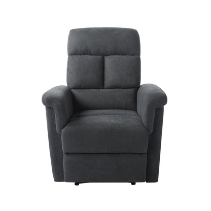 1st Choice Furniture Direct Recliner 1st Choice Modern and Functional Manual Recliner Chair in Grey Finish
