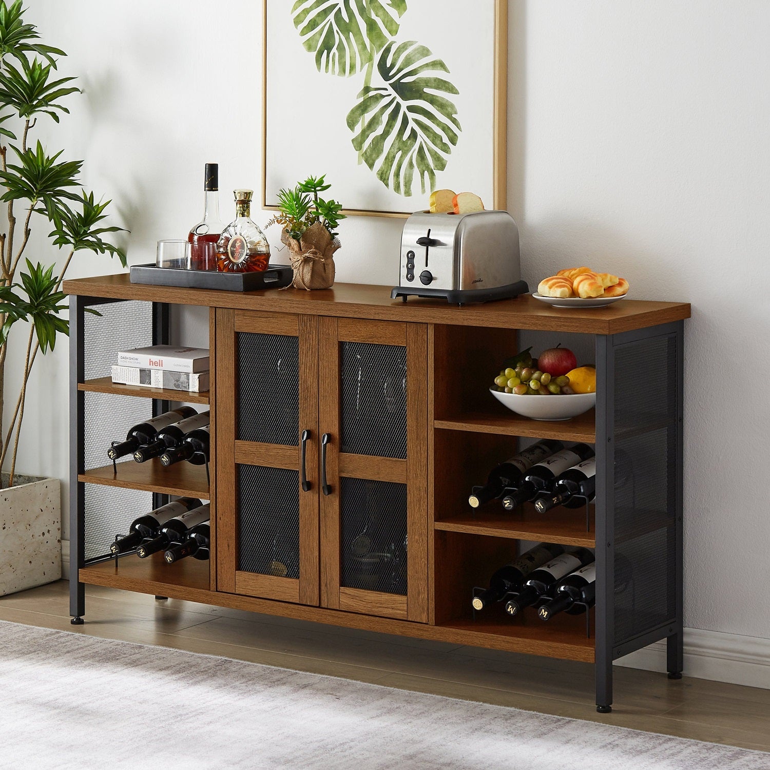 1st Choice Furniture Direct Wine Cabinet 1st Choice Industrial Wine Home Bar Cabinet with Liquor Storage
