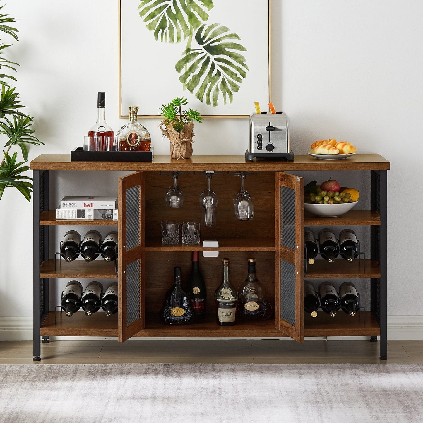 1st Choice Furniture Direct Wine Cabinet 1st Choice Industrial Wine Home Bar Cabinet with Liquor Storage