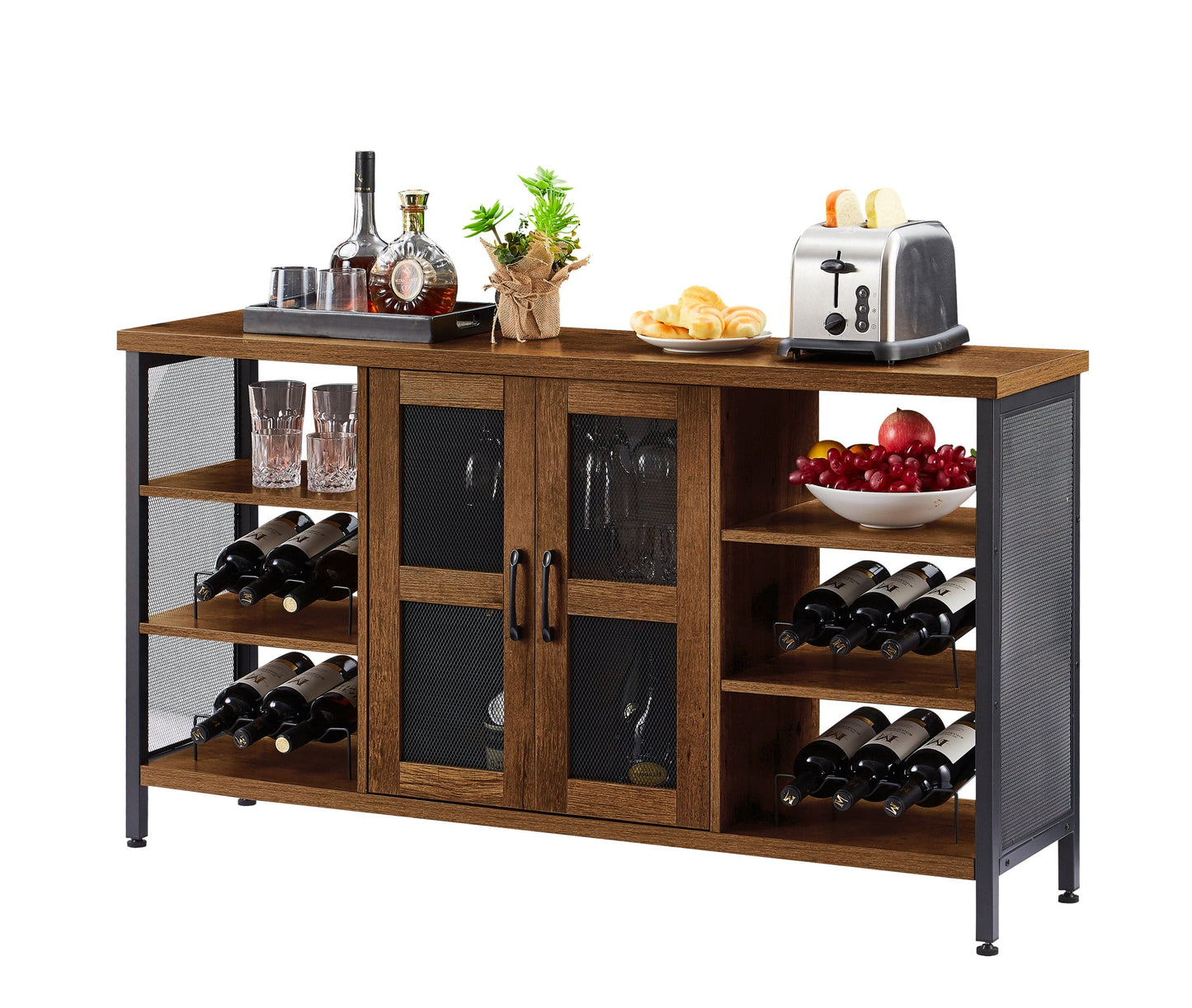 1st Choice Furniture Direct Wine Cabinet 1st Choice Industrial Wine Home Bar Cabinet with Liquor Storage
