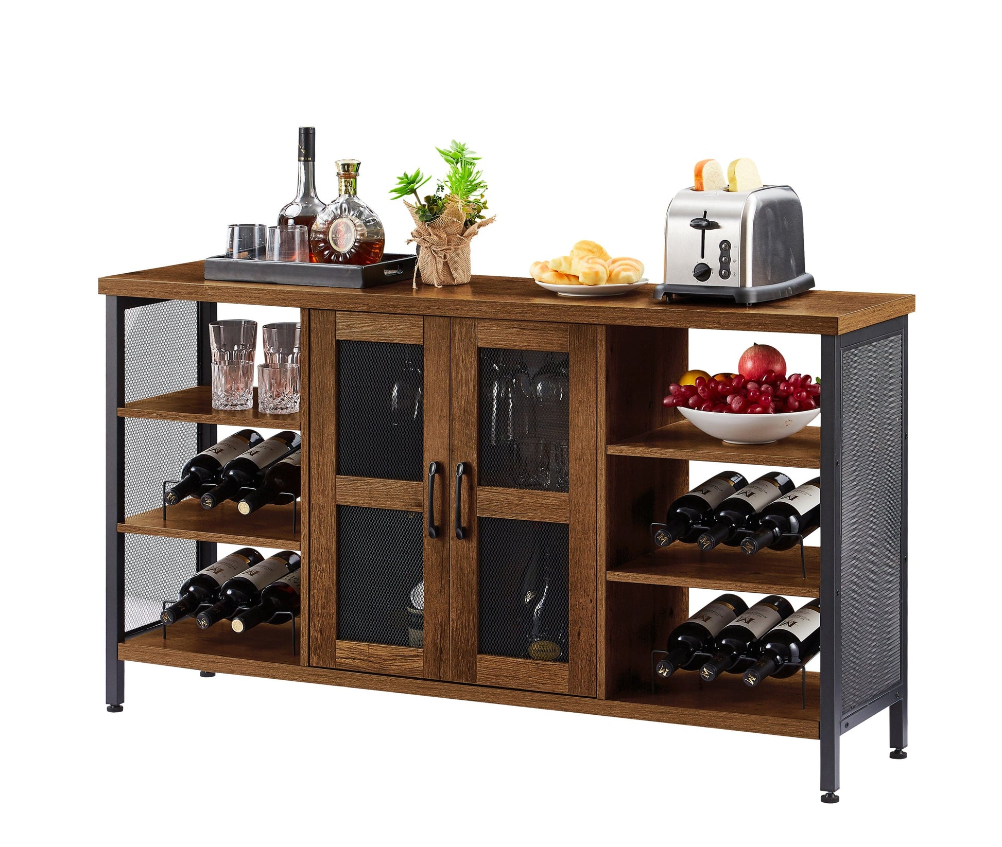 1st Choice Furniture Direct Wine Cabinet 1st Choice Industrial Wine Home Bar Cabinet with Liquor Storage