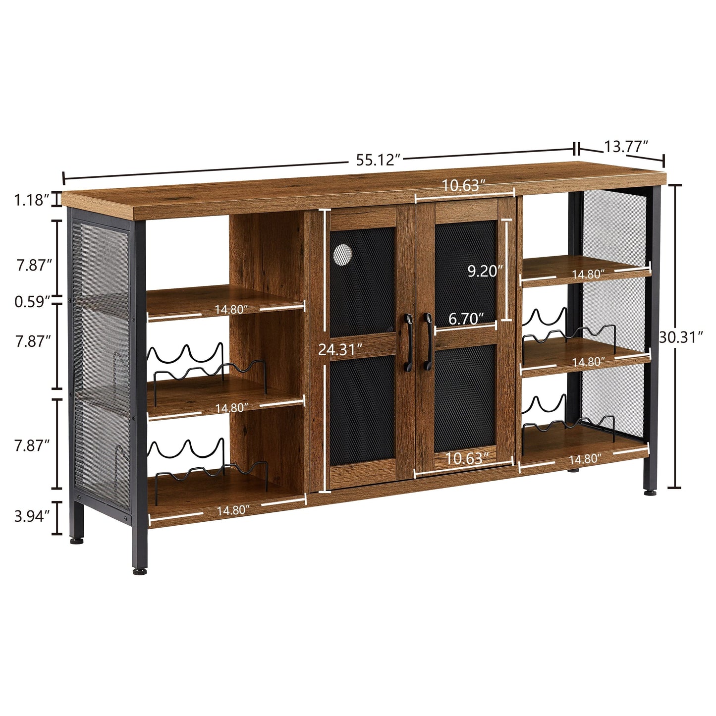 1st Choice Furniture Direct Wine Cabinet 1st Choice Industrial Wine Home Bar Cabinet with Liquor Storage