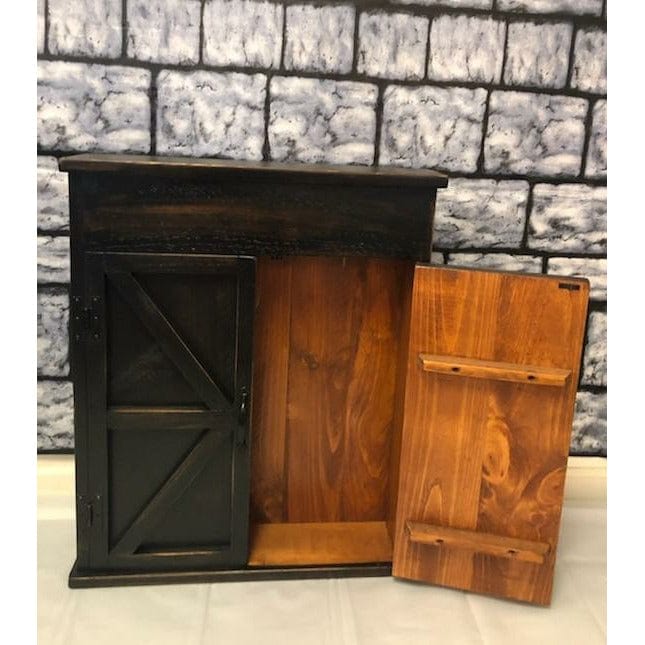 2-Daydesign Dart Board Cabinet 2 Day Designs Mission Dart Board Cabinet Set Reclaimed Wood