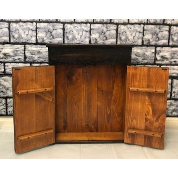 2-Daydesign Dart Board Cabinet 2 Day Designs Mission Dart Board Cabinet Set Reclaimed Wood