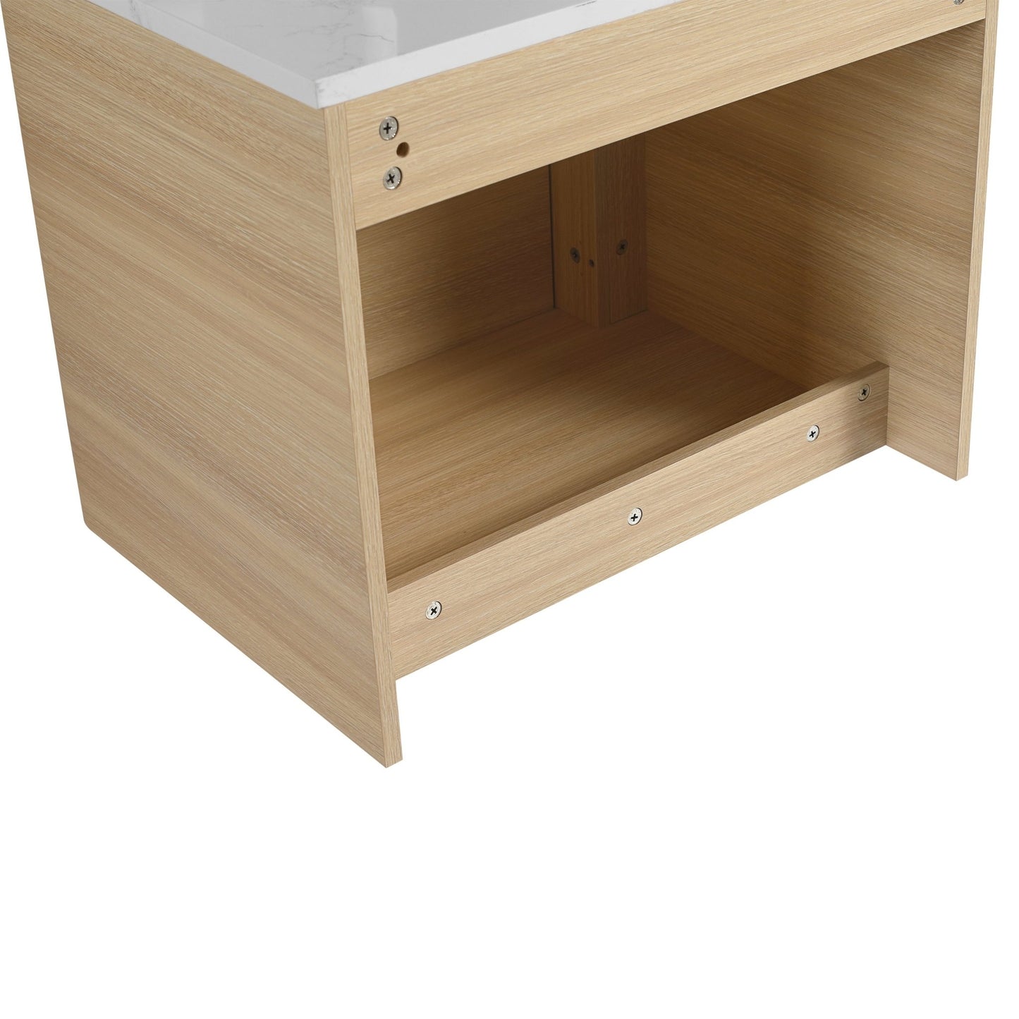 24'' Wall - Mounted Bathroom Vanity & 1 - Soft - Close Door, KD - Packing, Plywood (Vanity Only, Excluding Sink) - 1st Choice Furniture Direct