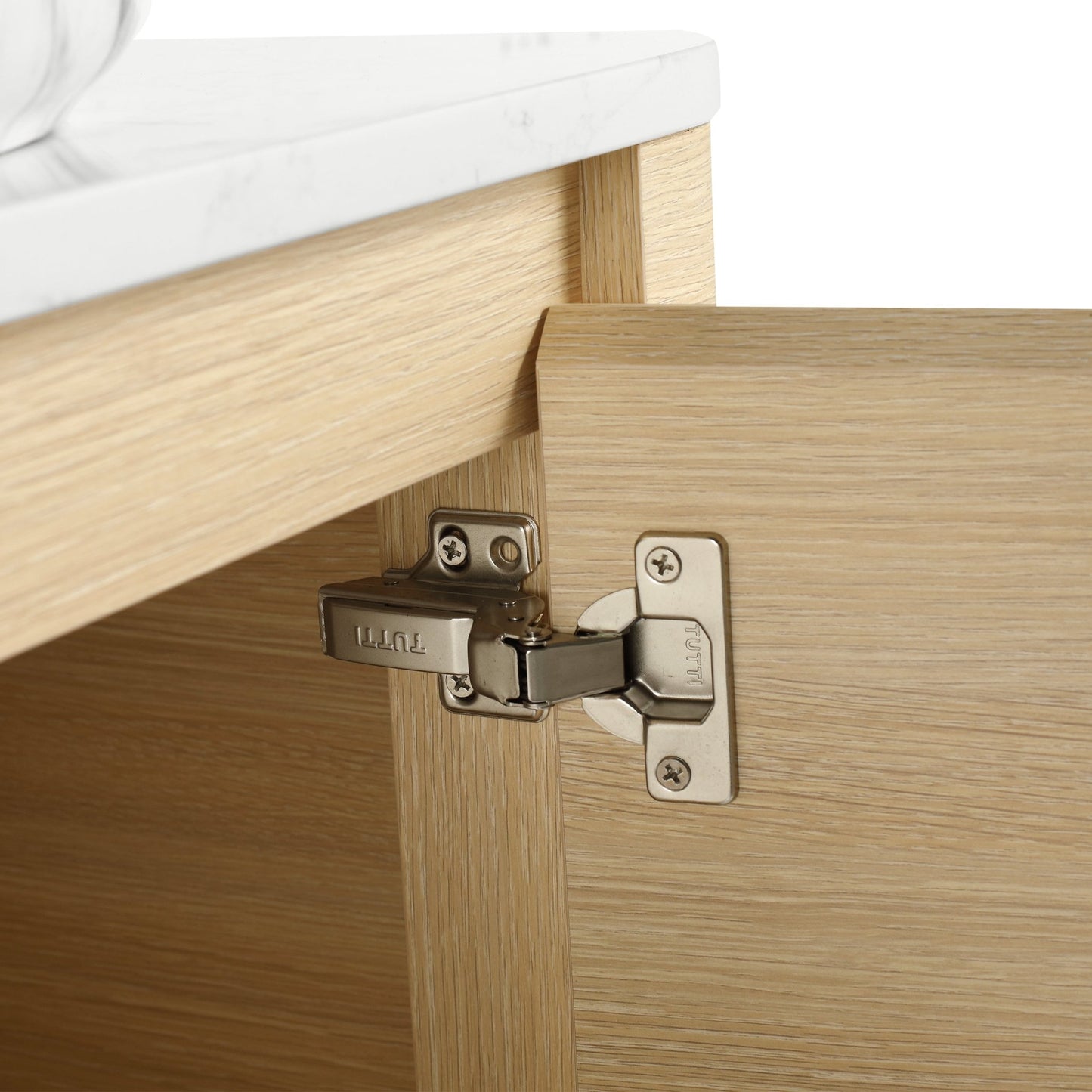 24'' Wall - Mounted Bathroom Vanity With Ceramic Art Sink & 1 - Soft - Close Door, KD - Packing, Plywood - 1st Choice Furniture Direct