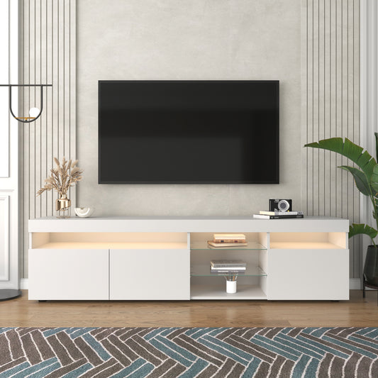 1st Choice Modern Design TV Stands for TVs up to 80" LED Light Center