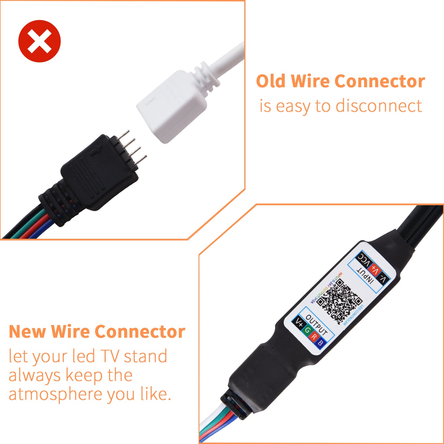 1st Choice Modern LED TV Stand with storage Entertainment Center
