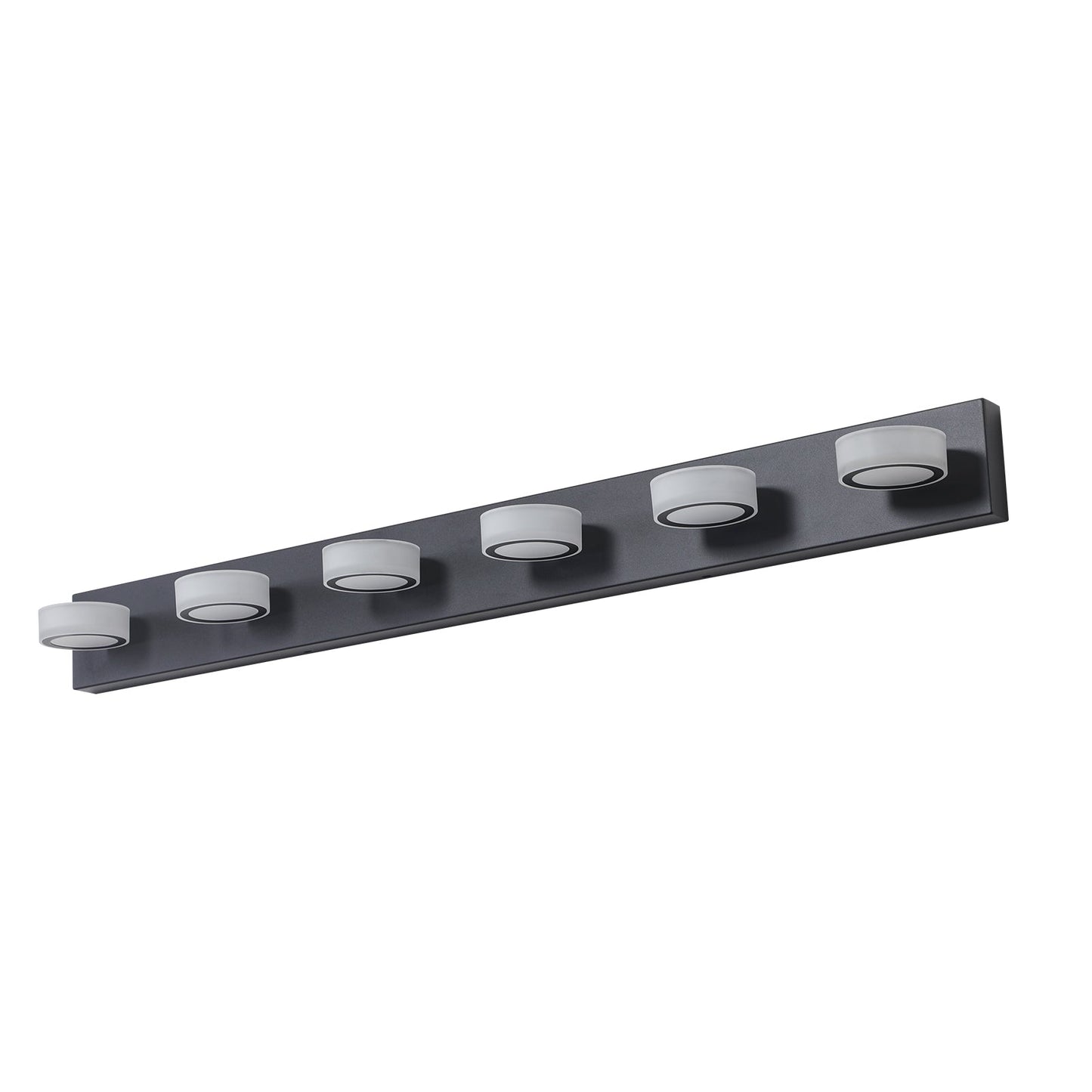 45" Modern Black LED Vanity Light | Dimmable Bathroom Fixture - 1st Choice Furniture Direct