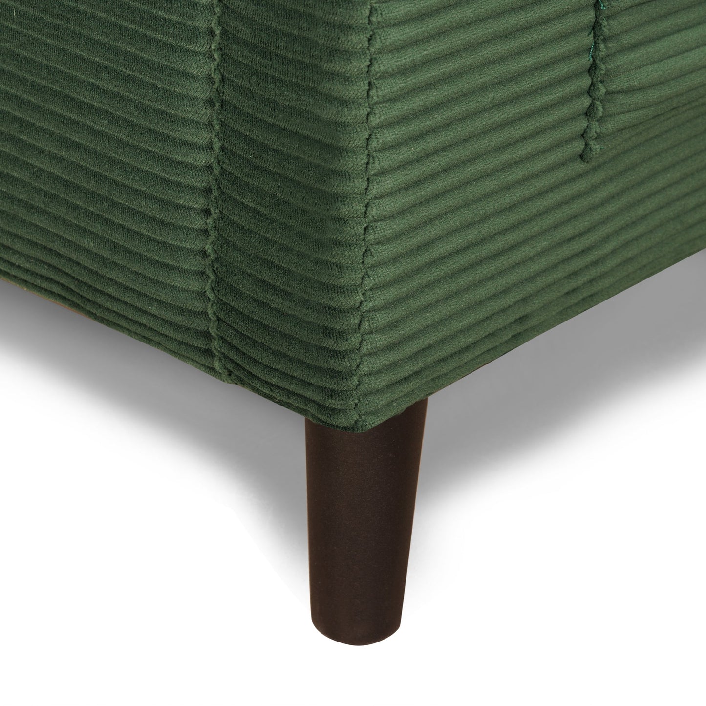 48' Soft Corduroy Loveseat Couch W/Soft Cushions,Side Storage Pocket,Sturdy Composite Board & Solid Wood Frame, High Rebound Sponge,Easy Assembly,Ideal for Living Room,Apartment,Dorm,Office. - 1st Choice Furniture Direct