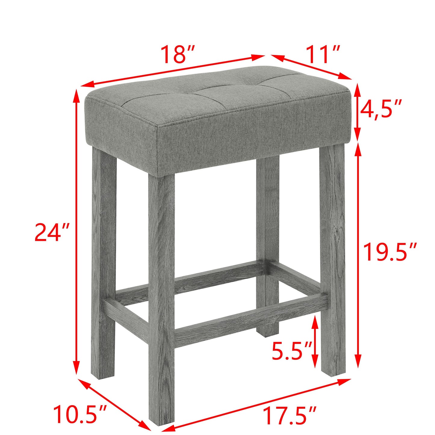 59 Inch Bar Table, Dining Table, Sofa Table with Power Outlet, 3 Upholstered Stools, 4 Piece Bar Table and Chair Set for Living Room, Dining Room, Kitchen - 1st Choice Furniture Direct