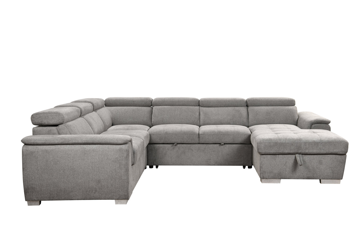 1st Choice Modern 7-seat Sectional Sofa Couch with Adjustable Headrest