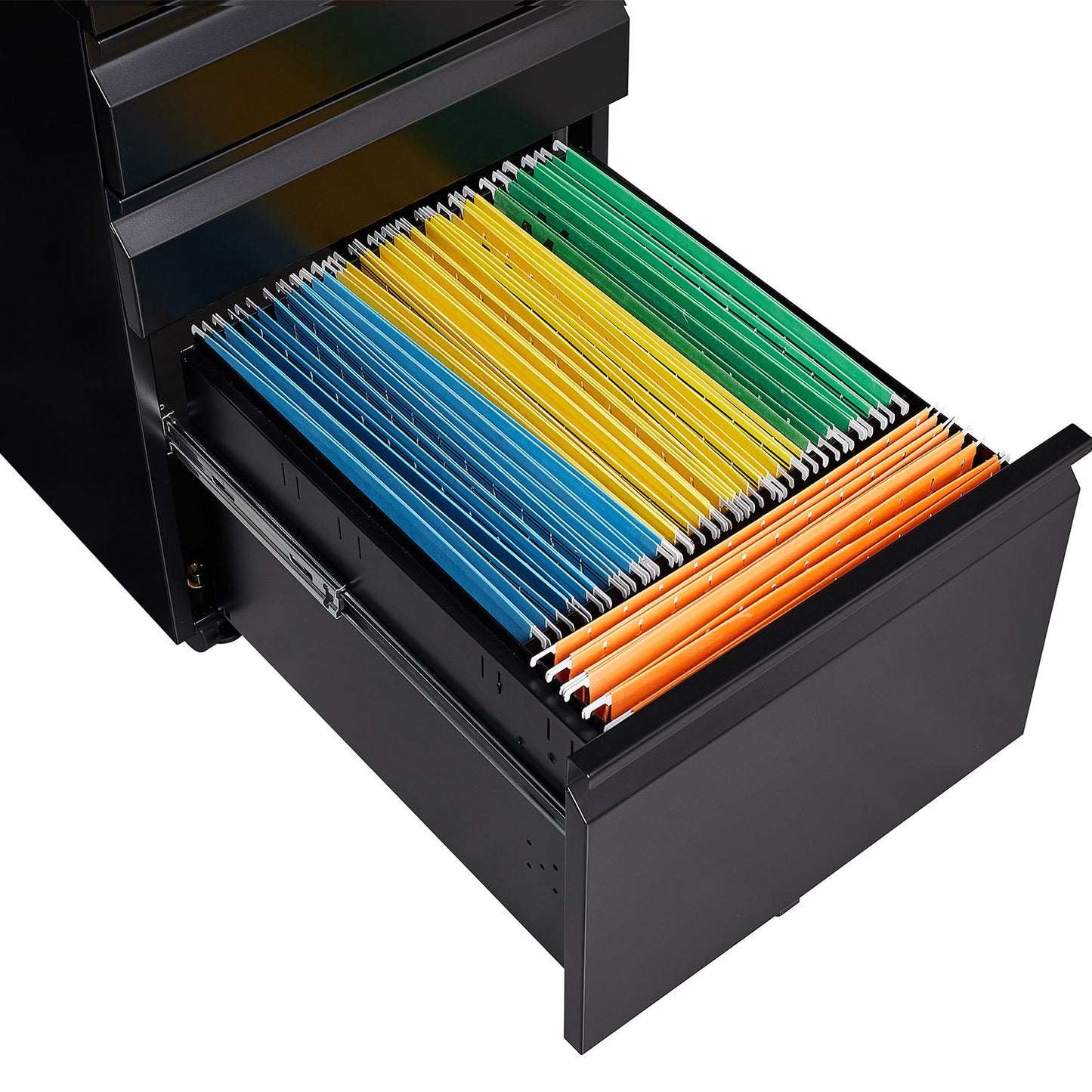 1st Choice 3-Drawer Mobile File Cabinet with Lock Office Storage Filing Cabinet
