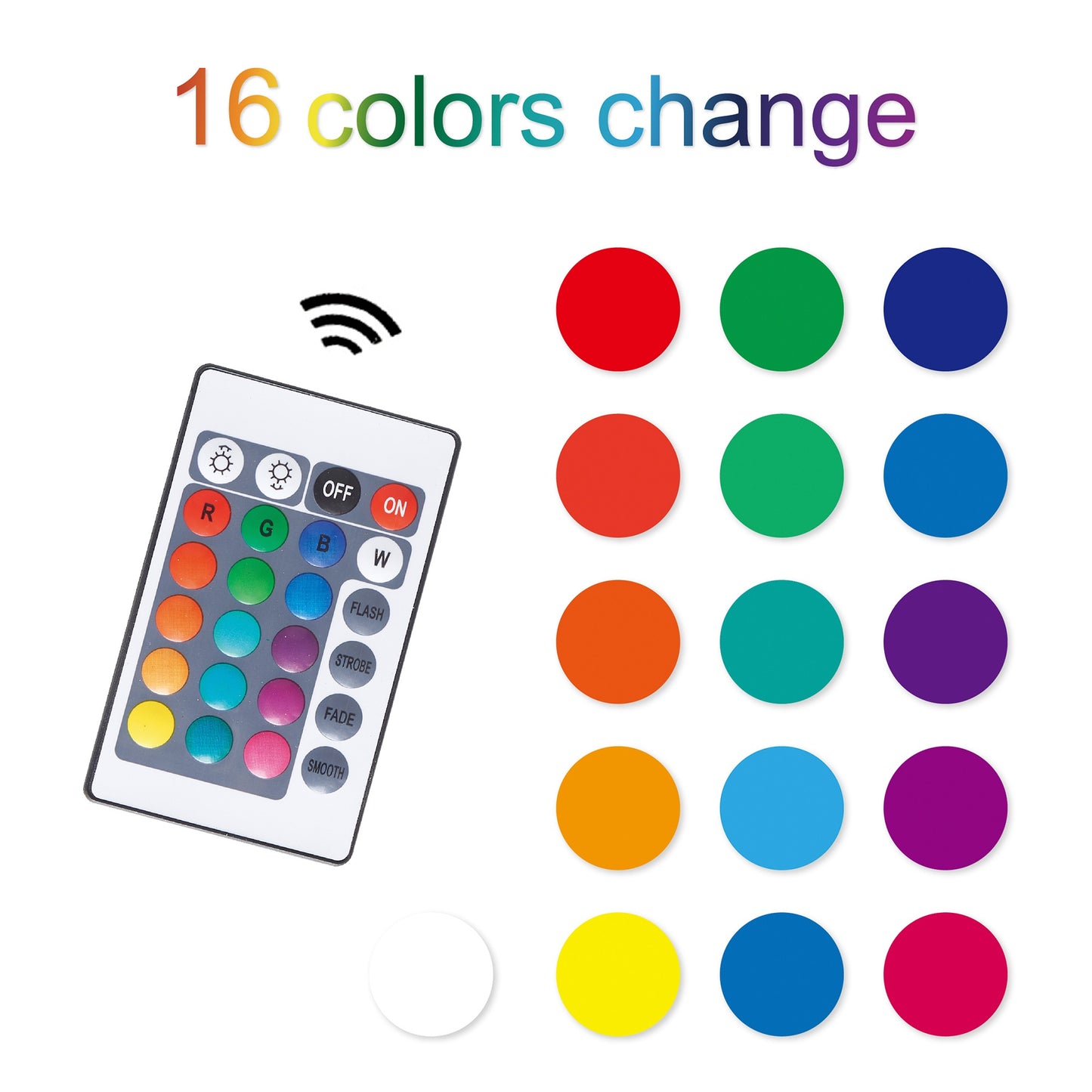 1st Choice Modern White TV Stand Entertainment with Remote Control Lights