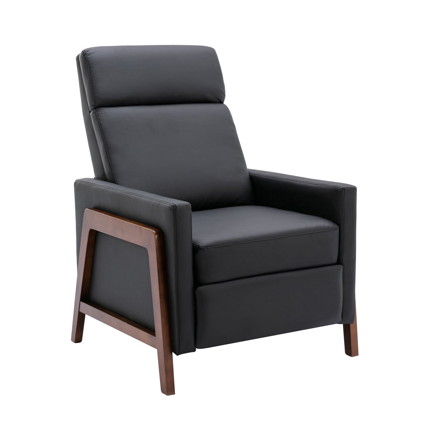 1st Choice Wood-Framed PU Leather Recliner Adjustable  Home Chair