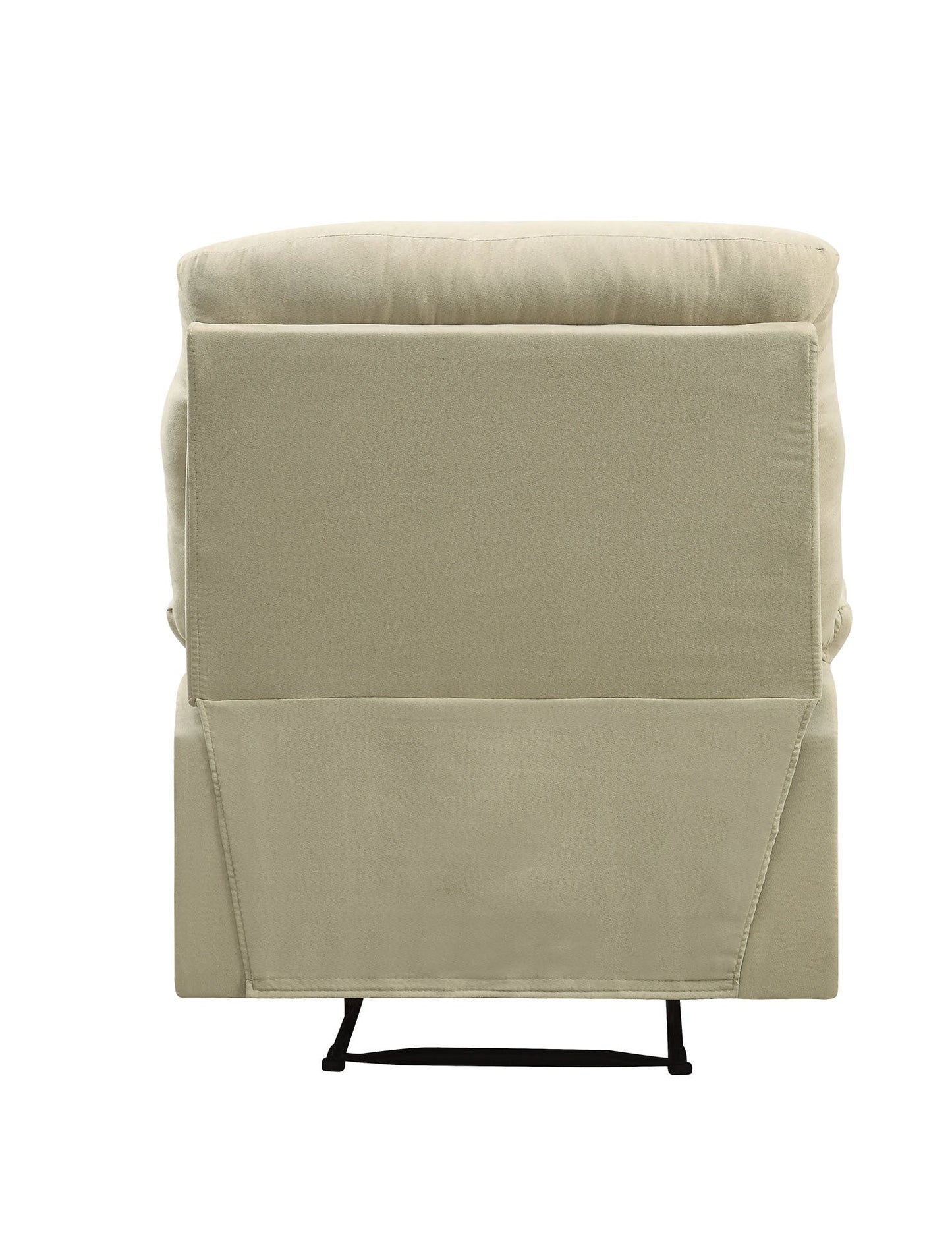 Arcadia Beige Microfiber Motion Recliner - 1st Choice Furniture Direct