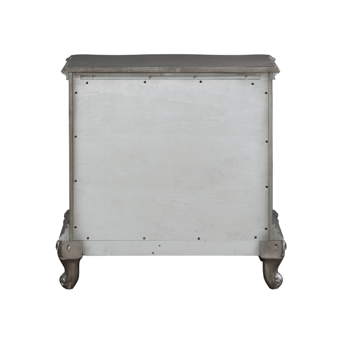 Ariadne Antique Platinum Finish NightStand - 1st Choice Furniture Direct