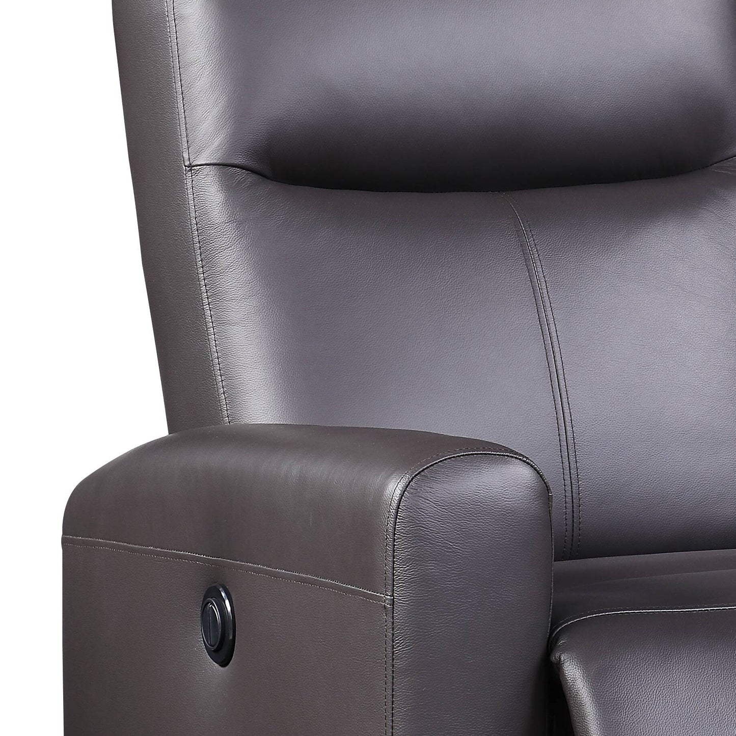 Blane Brown Top Grain Leather Match Power Motion Recliner - 1st Choice Furniture Direct