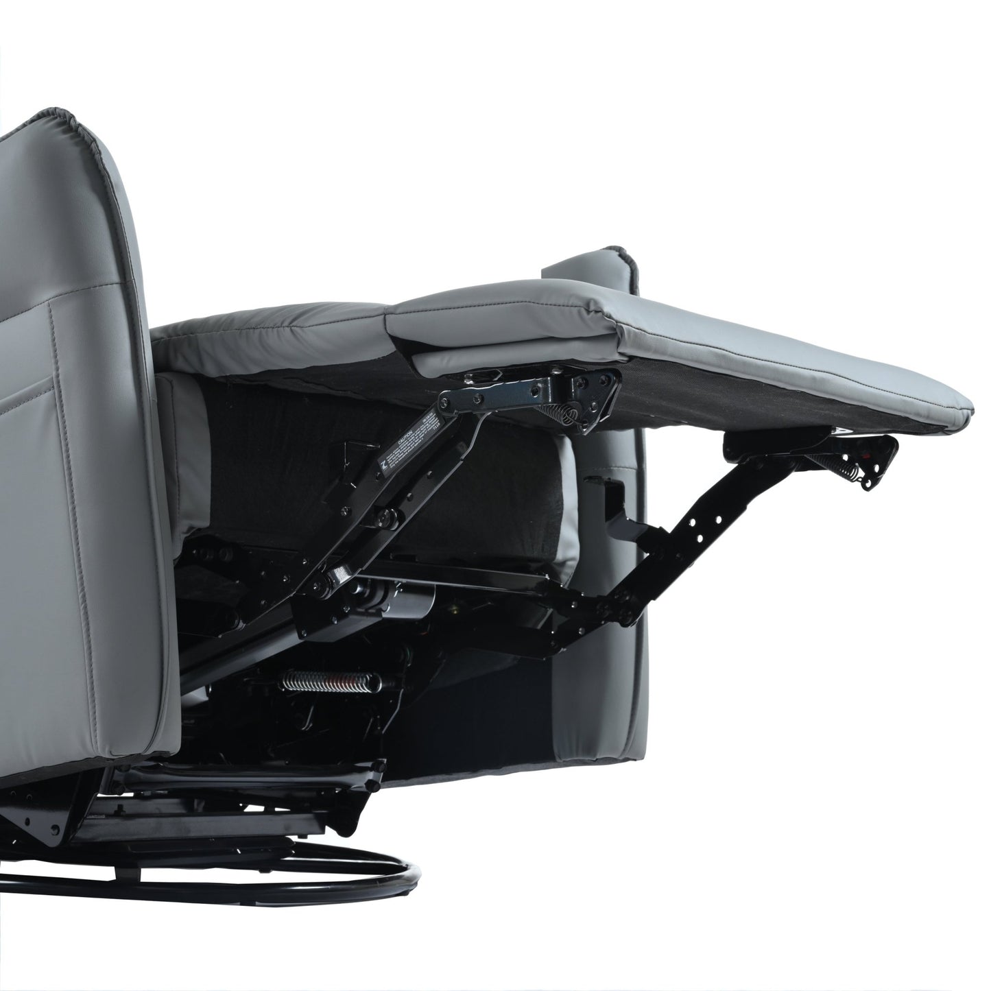 Blue Gray Power Swivel Rocker Recliner with USB Charging - 1st Choice Furniture Direct