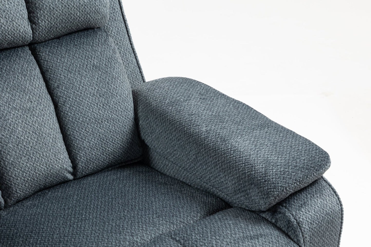 Blue-Green Power Lift Recliner Chair with Heat & Massage - 1st Choice Furniture Direct