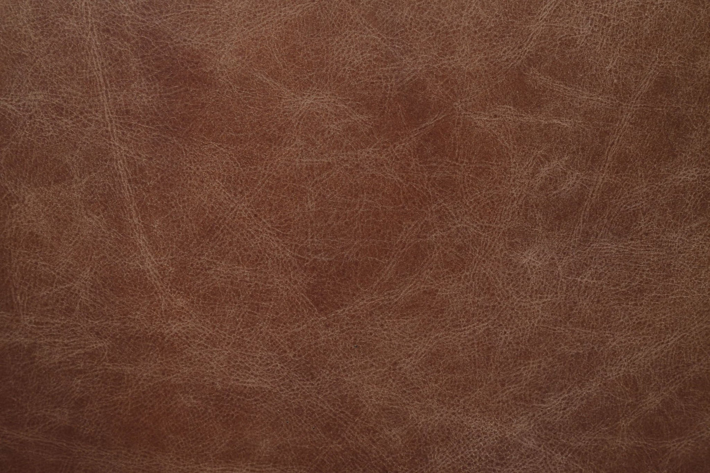 Brown Top Grain Leather Executive Office Chair with Swivel & Adjustable Height - 1st Choice Furniture Direct