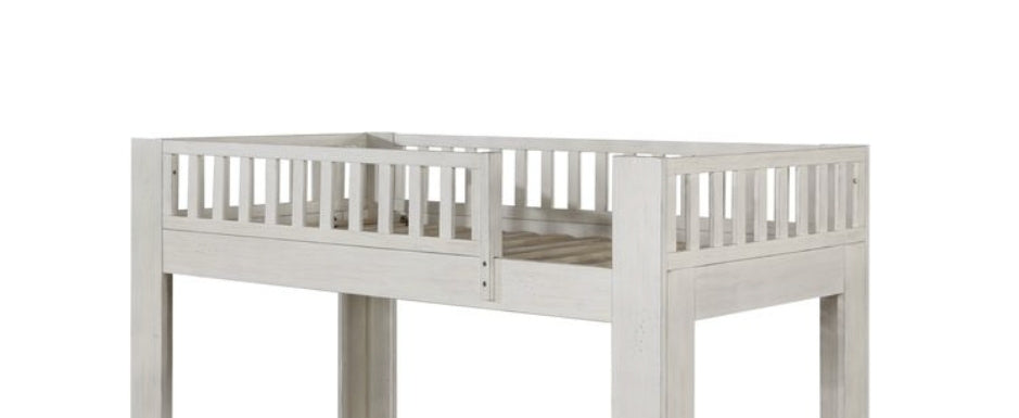 Cedro Weathered White Finish Twin/Twin Bunk Bed - 1st Choice Furniture Direct