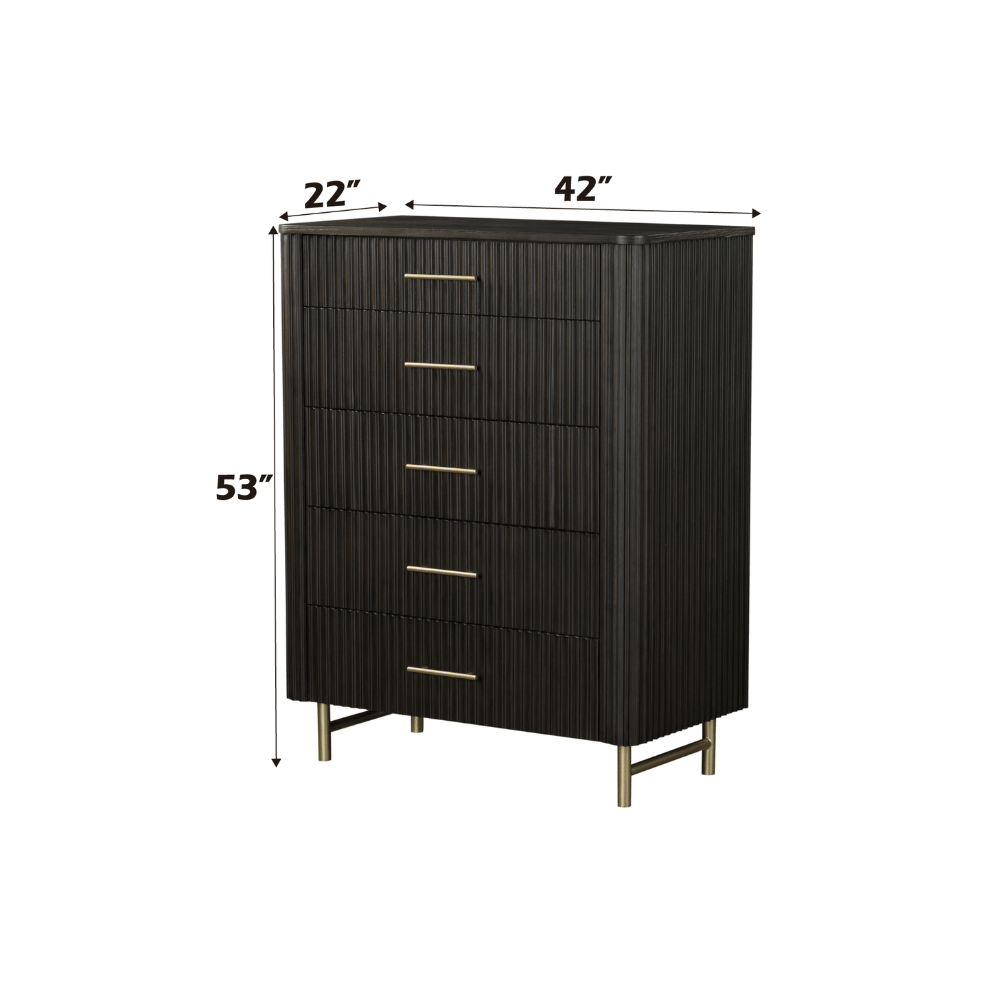 Clayten Espreeso Finish Chest - 1st Choice Furniture Direct