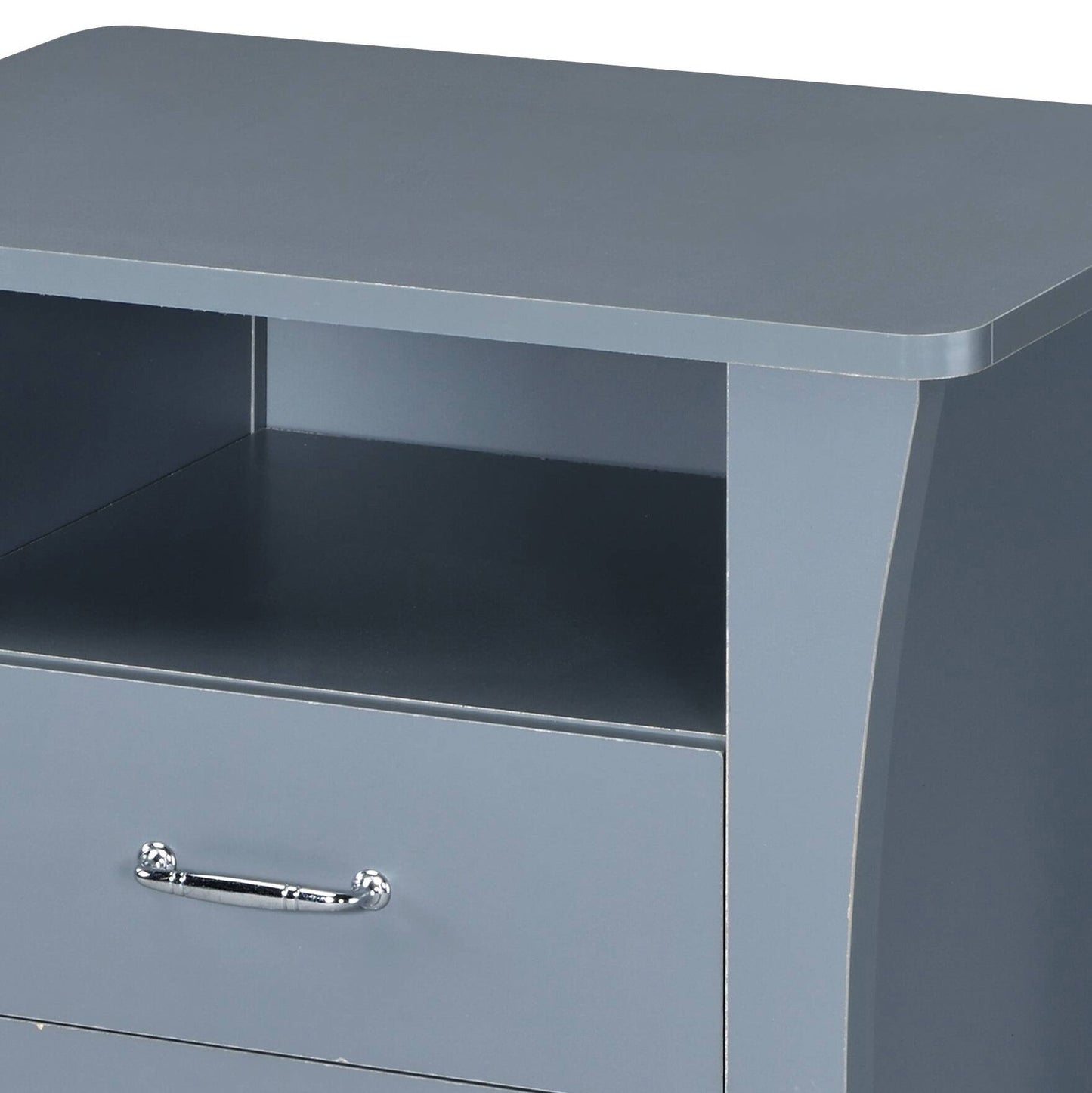 Colt Gray Finish Accent Table - 1st Choice Furniture Direct