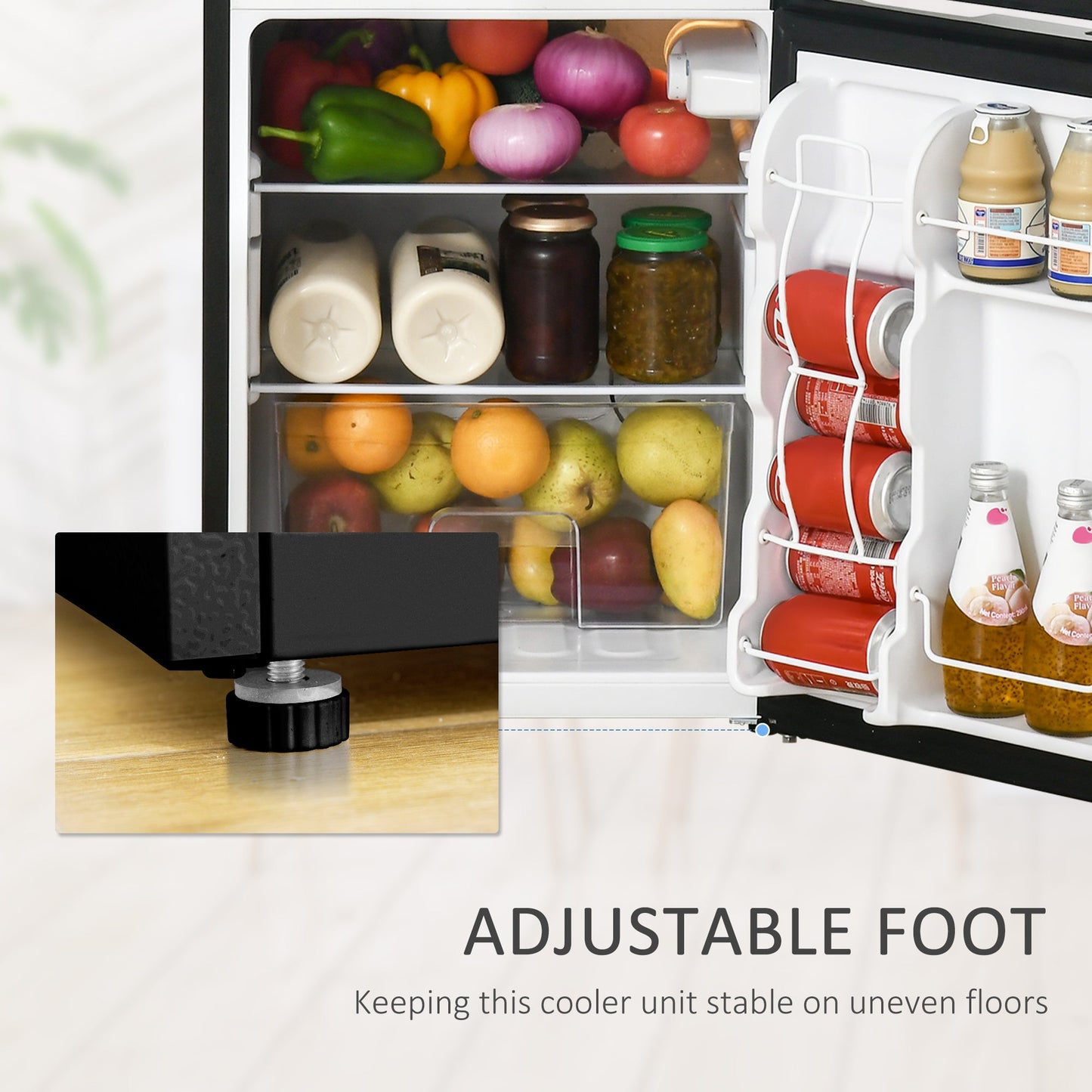 Compact Mini Fridge with Freezer | Energy Efficient Apartment Refrigerator - 1st Choice Furniture Direct