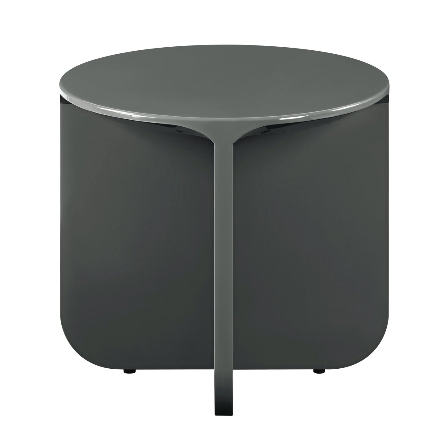 Dark Green Round End Table - 1st Choice Furniture Direct