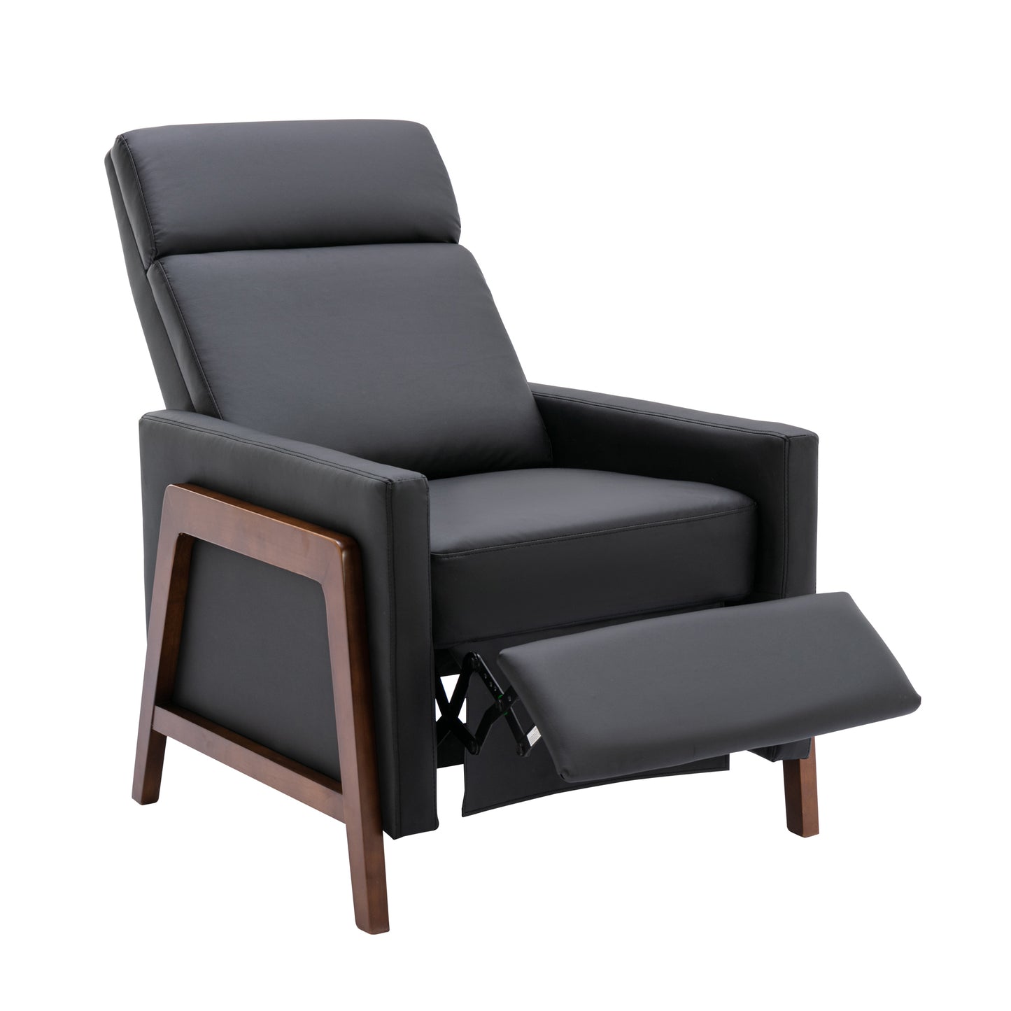 1st Choice Wood-Framed PU Leather Recliner Adjustable  Home Chair
