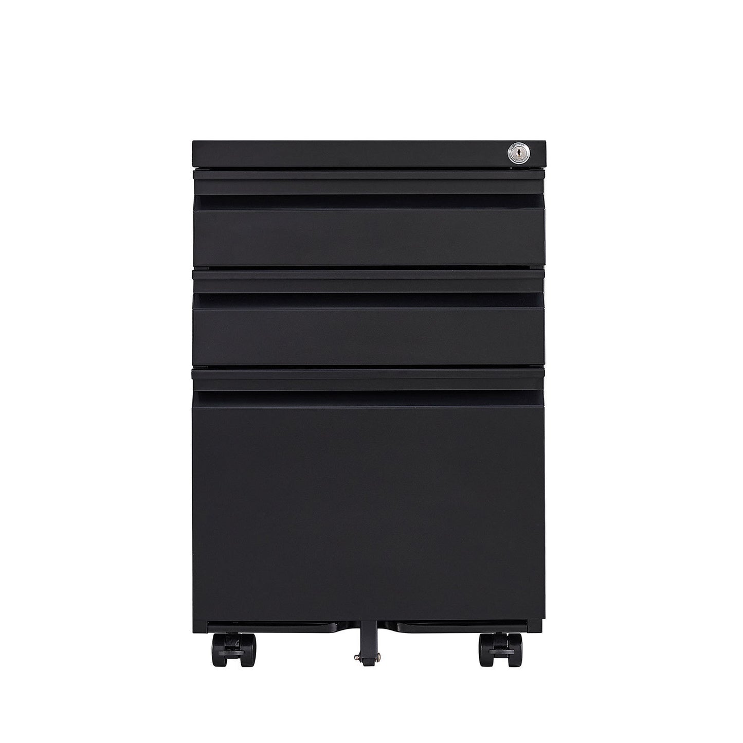 1st Choice 3-Drawer Mobile File Cabinet with Lock Office Storage Filing Cabinet