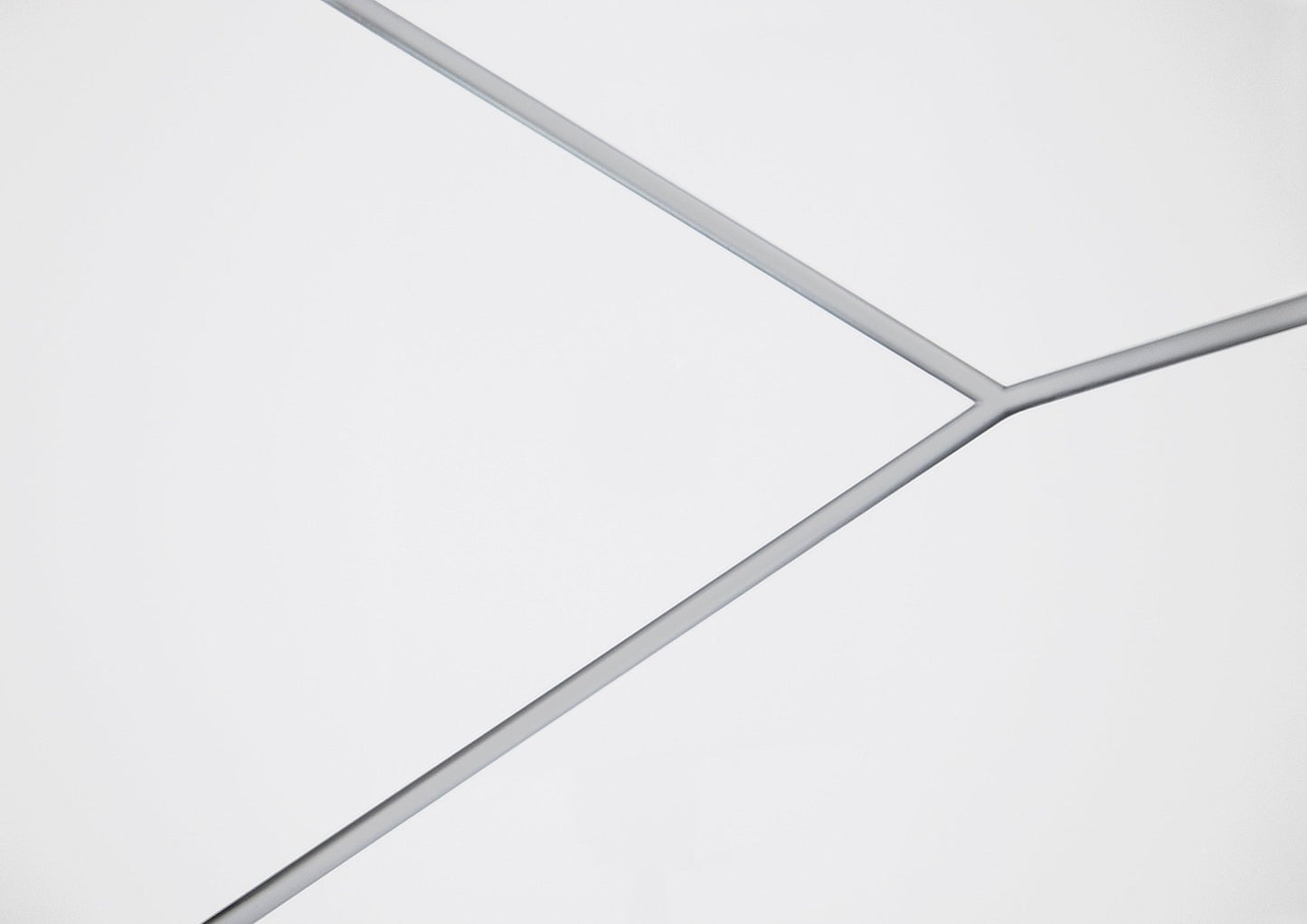 Glamorous White Finish 2 - Drawers Nightstand Geometric Design Accents Bedroom Furniture 1pc - 1st Choice Furniture Direct