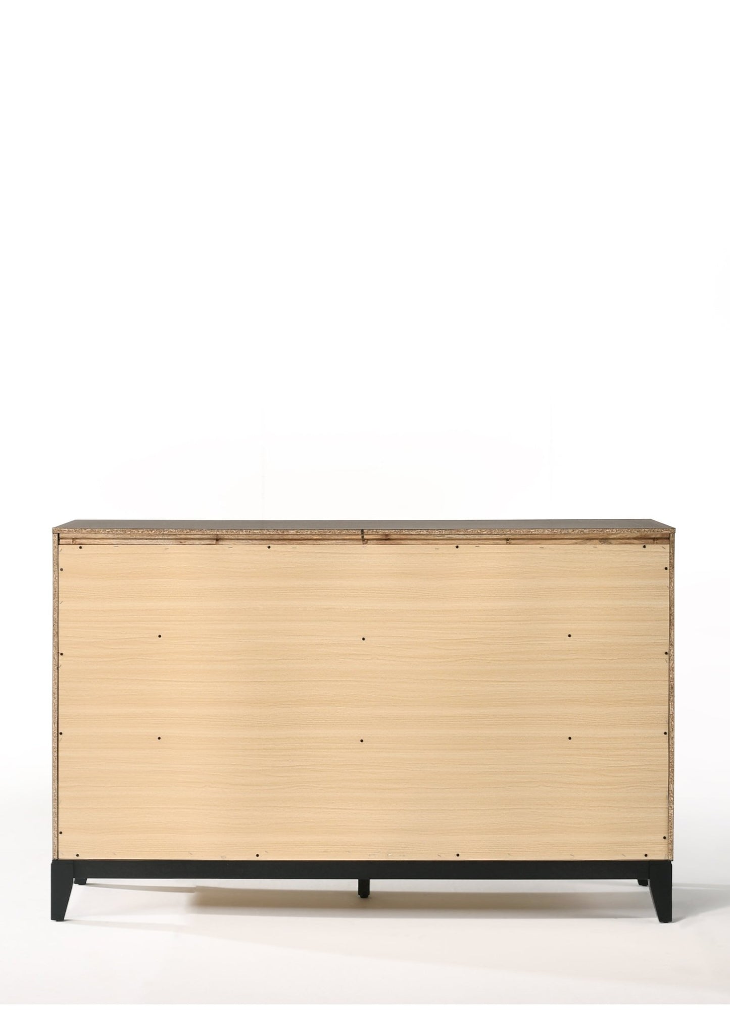 Gray 6-Drawer Dresser with Brushed Nickel Handles - 1st Choice Furniture Direct