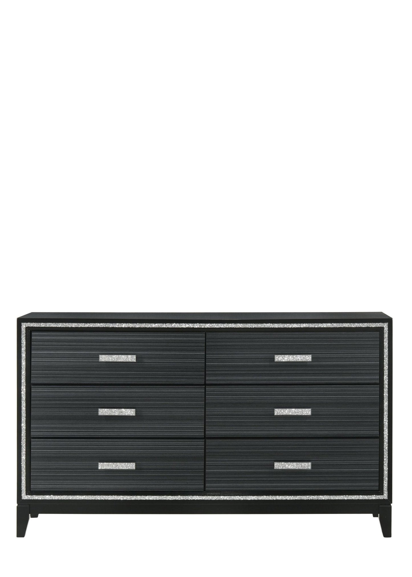 Haiden Weathered Black Finish Dresser - 1st Choice Furniture Direct