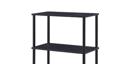 Industrial 4-Tier Bookcase | Metal & Wood Open Bookshelf - 1st Choice Furniture Direct