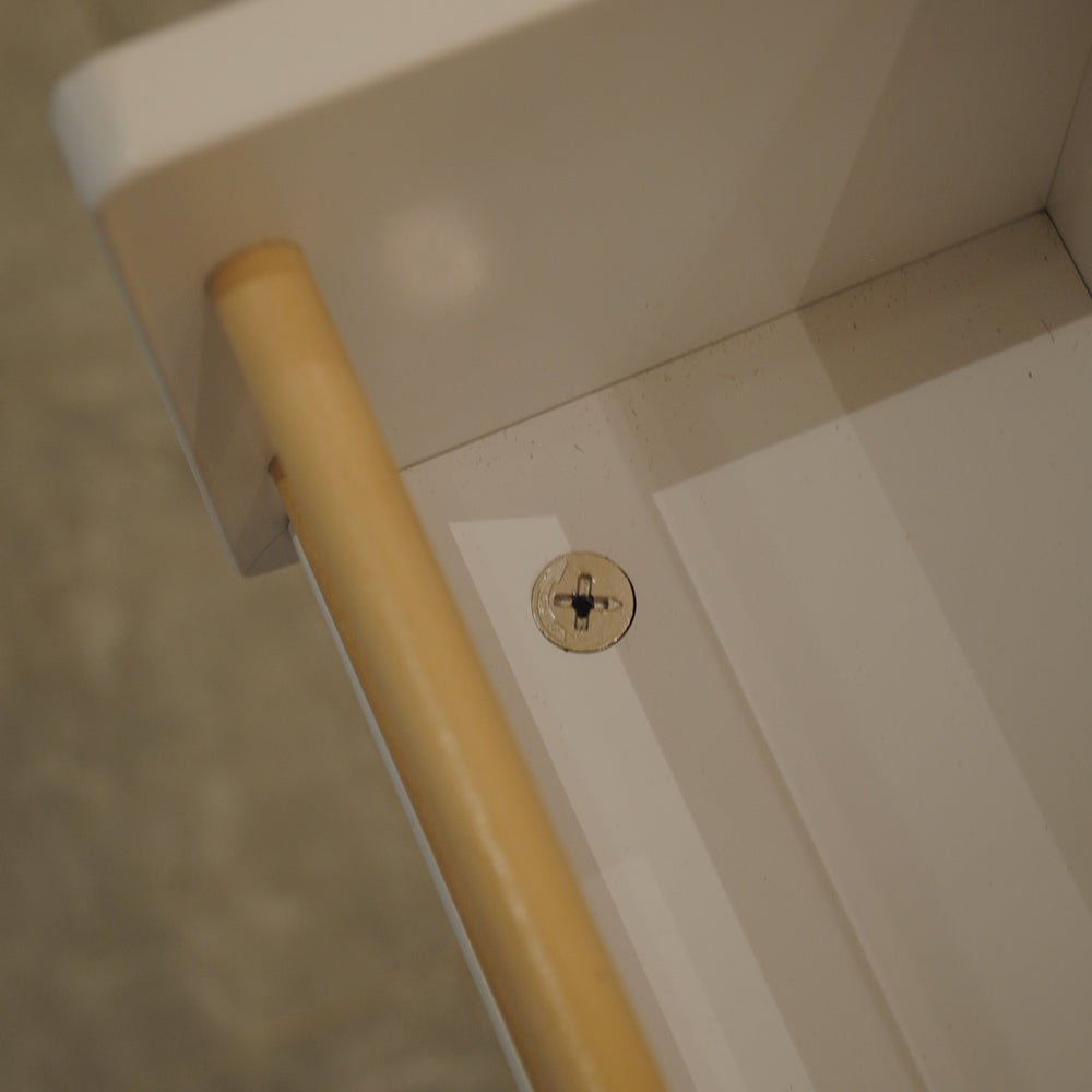 Kitchen Island & Kitchen Cart, Mobile Kitchen Island, Rubber Wood Top, Big & Adjustable Shelf Inside Cabinet for Different Utensils, Luxury Design Fits Party at Different Site. - 1st Choice Furniture Direct