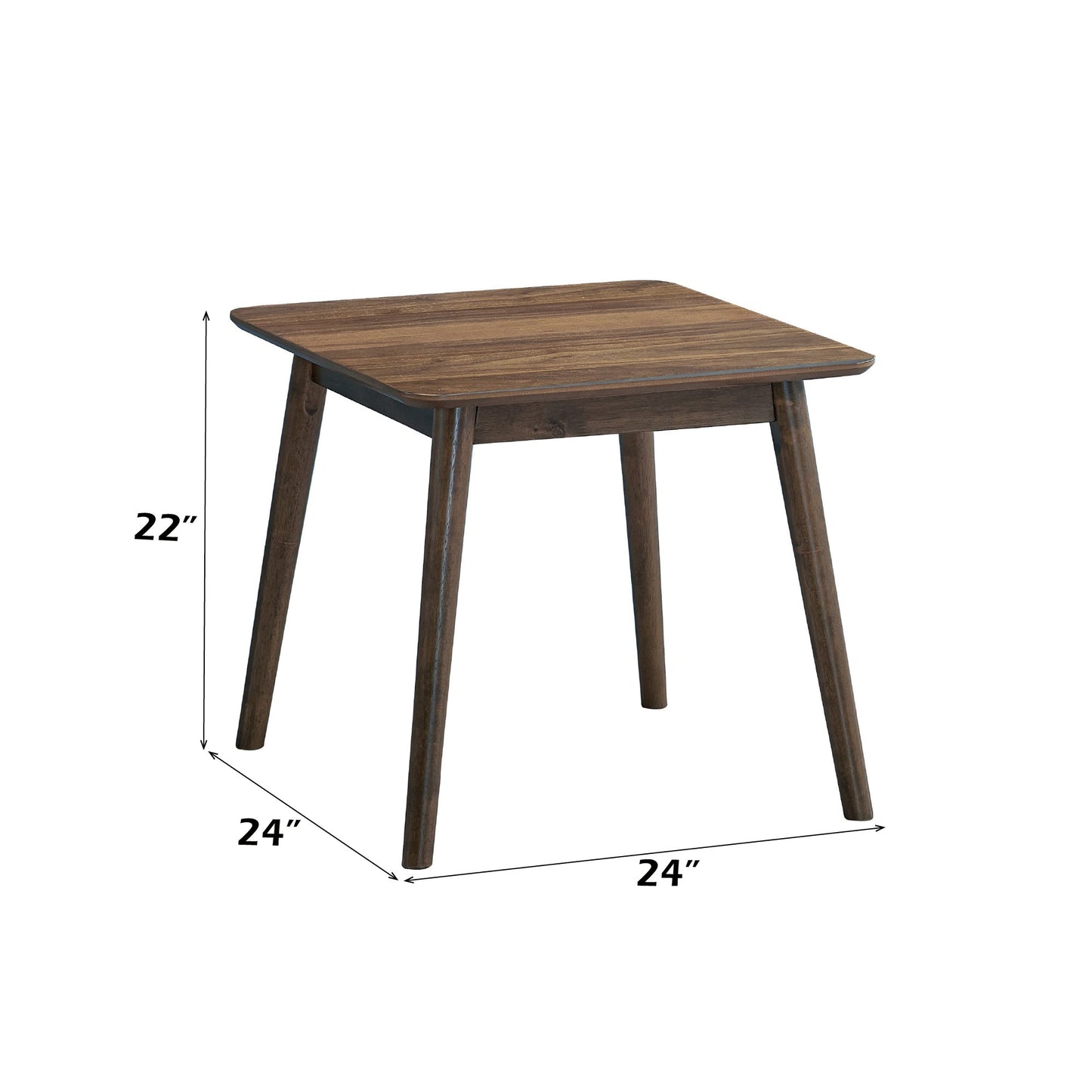 Lamonte Walnut End Table - 1st Choice Furniture Direct