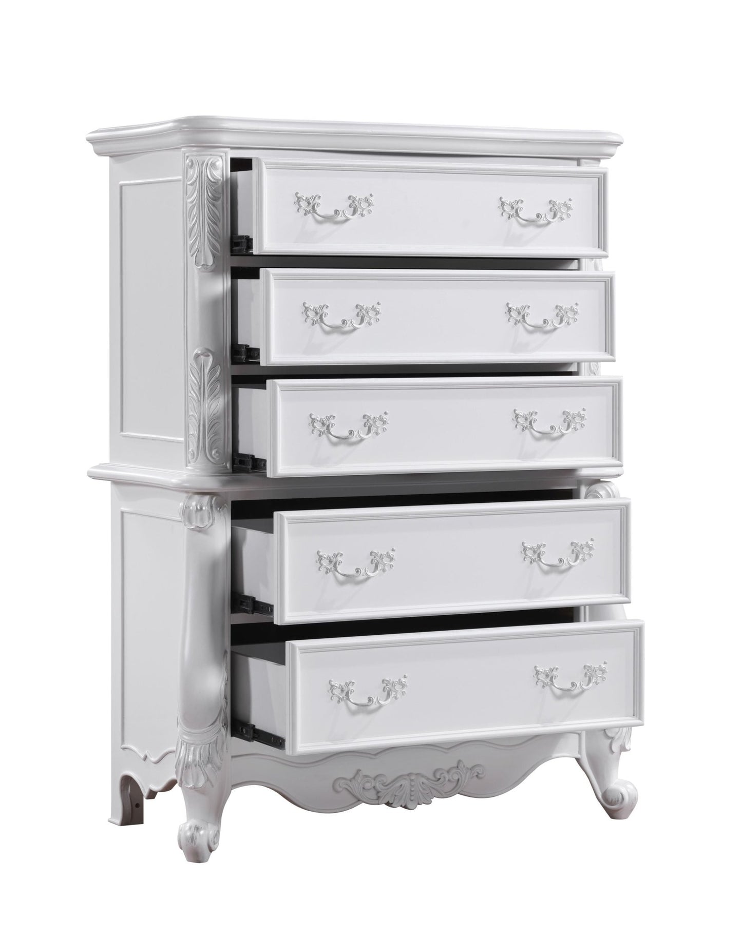 Latisha White Finish Chest - 1st Choice Furniture Direct
