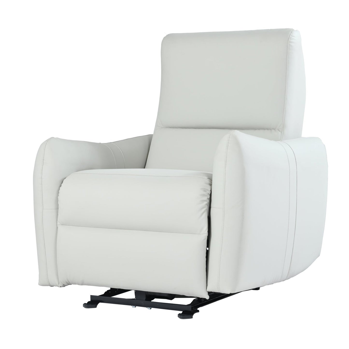Light Gray Power Wall Hugger Recliner with USB Charging - 1st Choice Furniture Direct