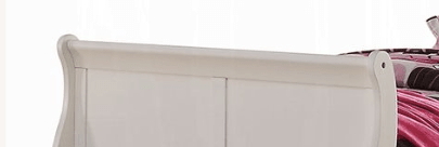 Louis Philippe III White Finish Full Bed - 1st Choice Furniture Direct