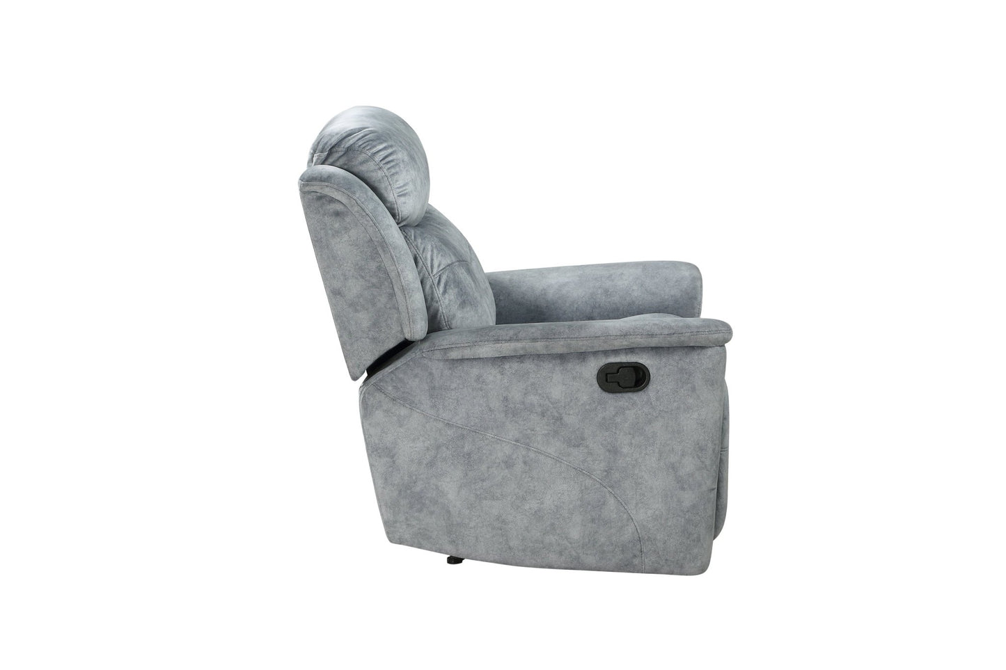 Mariana Silver Gray Fabric Manual Recliner Chair - 1st Choice Furniture Direct