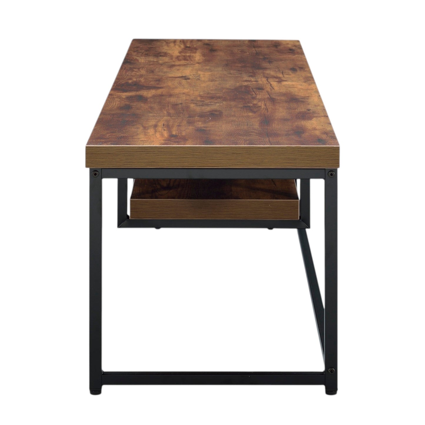 Modern Oak TV Stand for TVs Up to 60 Inches with Open Shelf - 1st Choice Furniture Direct
