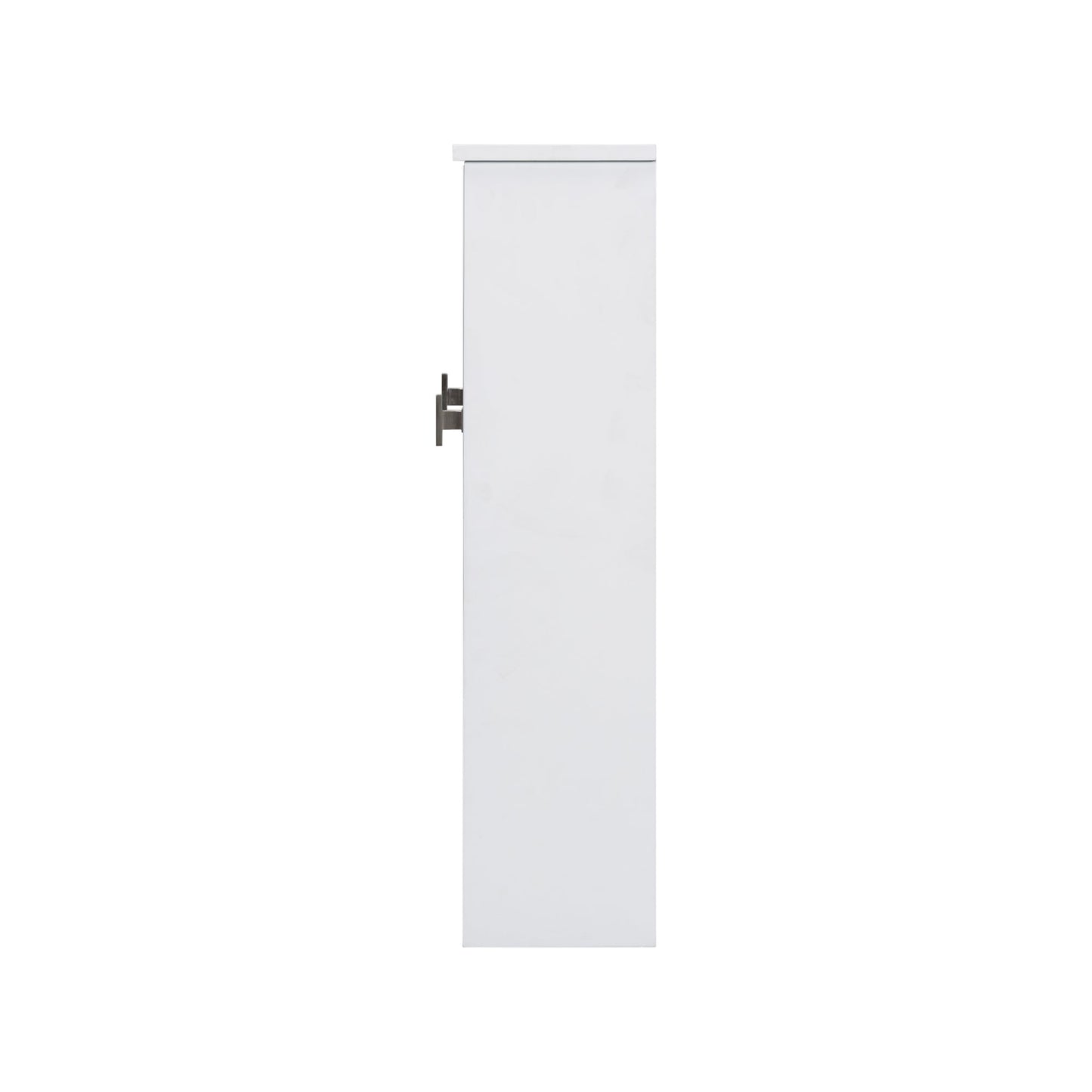 Modern Wall Mounted Bathroom Storage Cabinet with Mirror, White MDF Medicine Cabinet with Towel Bar, 35'' x 28'' - 1st Choice Furniture Direct