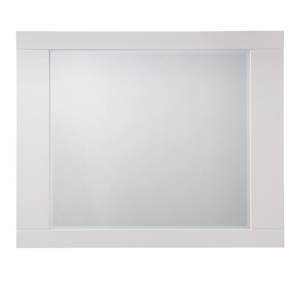 Naima II White High Gloss Finish Mirror - 1st Choice Furniture Direct