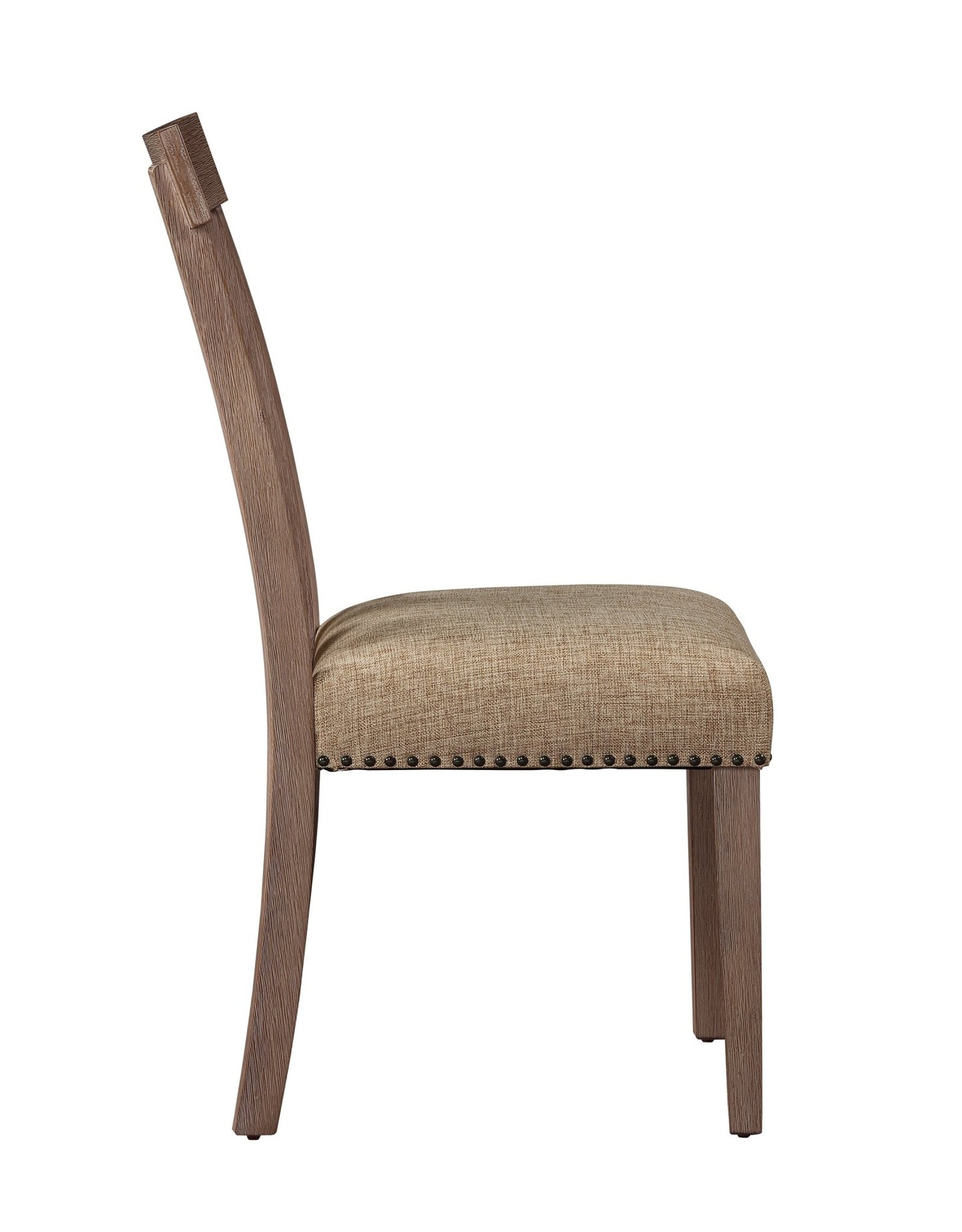 Nathaniel Fabric & Maple Finish Side Chair (Set of 2) - 1st Choice Furniture Direct