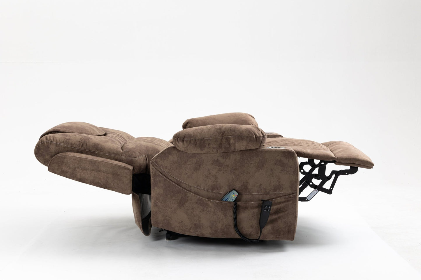 Oversized Power Lift Recliner Chair – Big & Tall Velvet Massage Recliner with Heat - 1st Choice Furniture Direct
