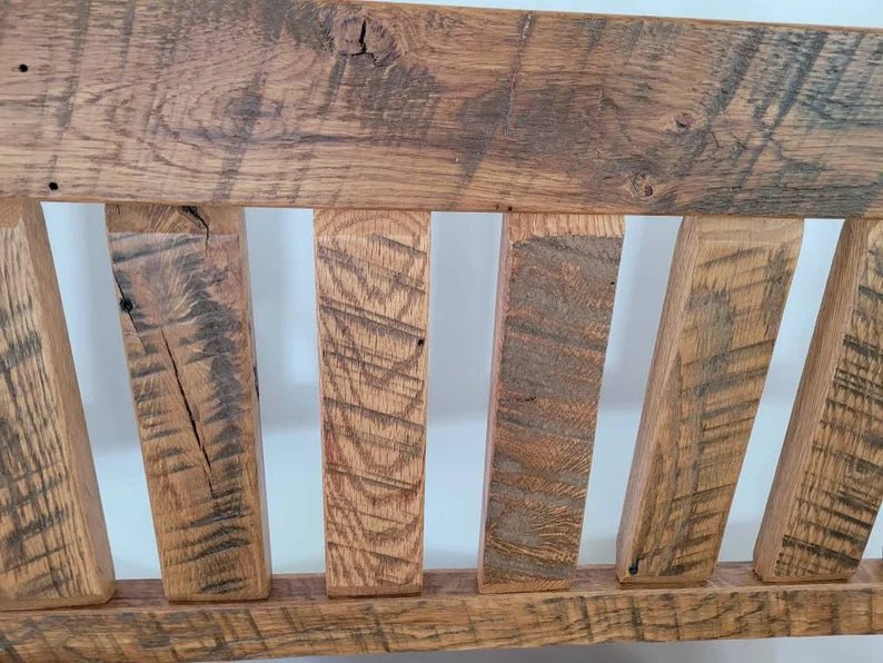 Reclaimed Barnwood Storage Bench | Rustic Entryway Bench with Lift - Top Storage (Made in USA) - 1st Choice Furniture Direct